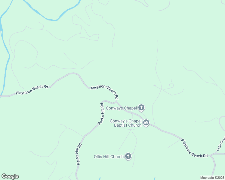 map of restaurants, bars, coffee shops, grocery stores, and more near 2522-2598 Playmore Beach Road in Lenoir