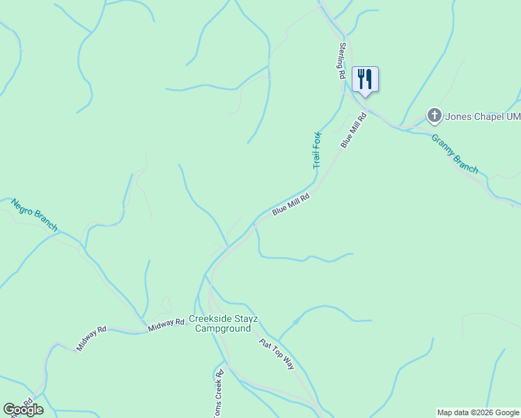 map of restaurants, bars, coffee shops, grocery stores, and more near 905 Blue Mill Road in Del Rio