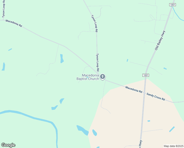map of restaurants, bars, coffee shops, grocery stores, and more near 637 Macedonia Road in Spring Hope