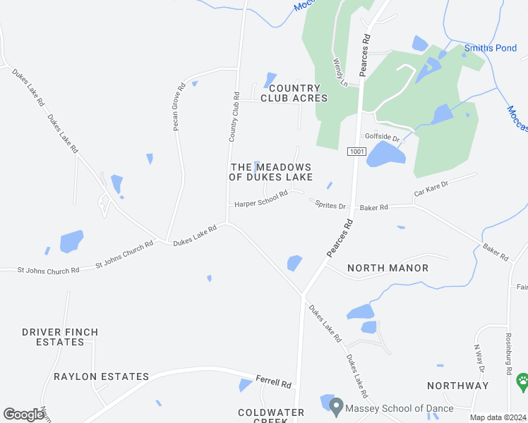 map of restaurants, bars, coffee shops, grocery stores, and more near 9120 Harper School Road in Zebulon