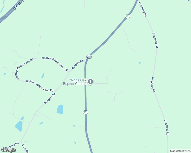 map of restaurants, bars, coffee shops, grocery stores, and more near 2645 North Carolina 231 in Middlesex