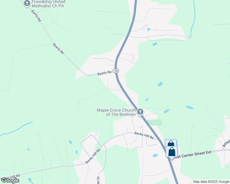 map of restaurants, bars, coffee shops, grocery stores, and more near 153 Chestnut Grove Church Road in Lexington