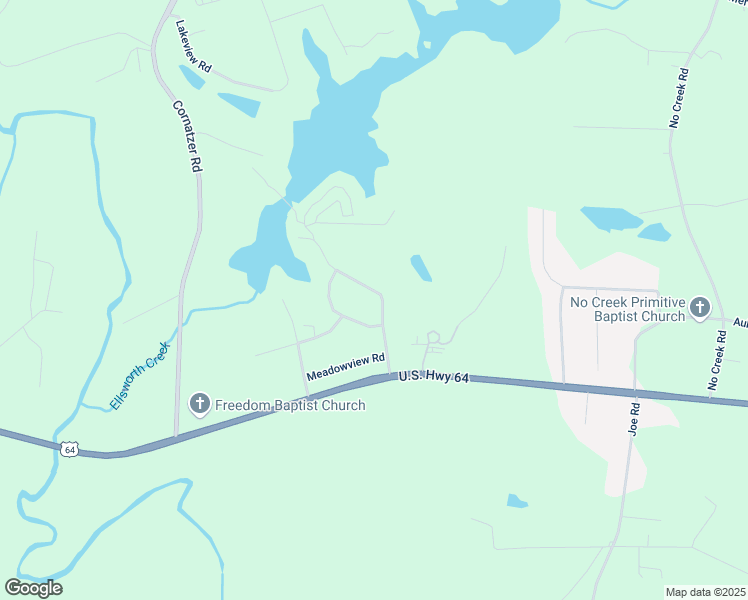 map of restaurants, bars, coffee shops, grocery stores, and more near 173 Pine Valley Road in Mocksville