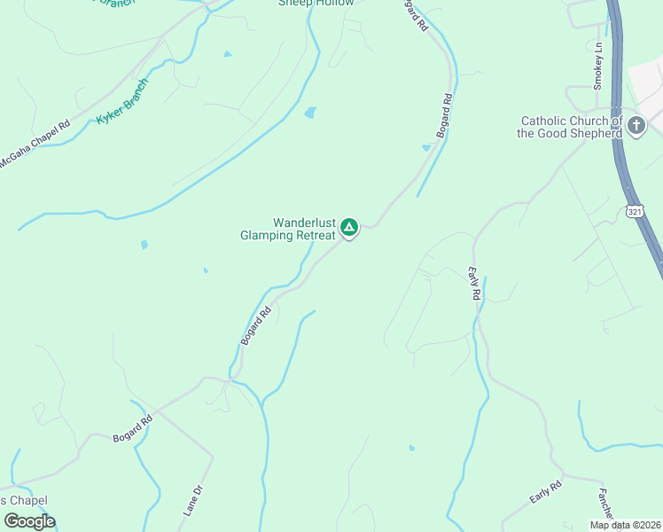 map of restaurants, bars, coffee shops, grocery stores, and more near 2406-2528 Bogard Road in Newport