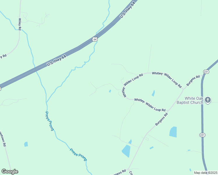 map of restaurants, bars, coffee shops, grocery stores, and more near 2780 Whitley- Wilder Loop Road in Middlesex