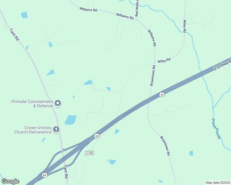 map of restaurants, bars, coffee shops, grocery stores, and more near Wiley Hawkins Road in Franklinton