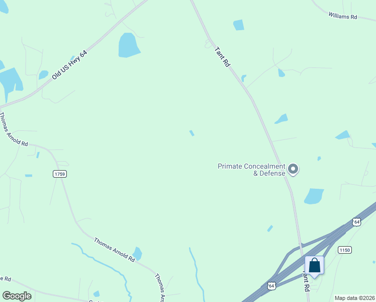 map of restaurants, bars, coffee shops, grocery stores, and more near 880 Tant Road in Spring Hope