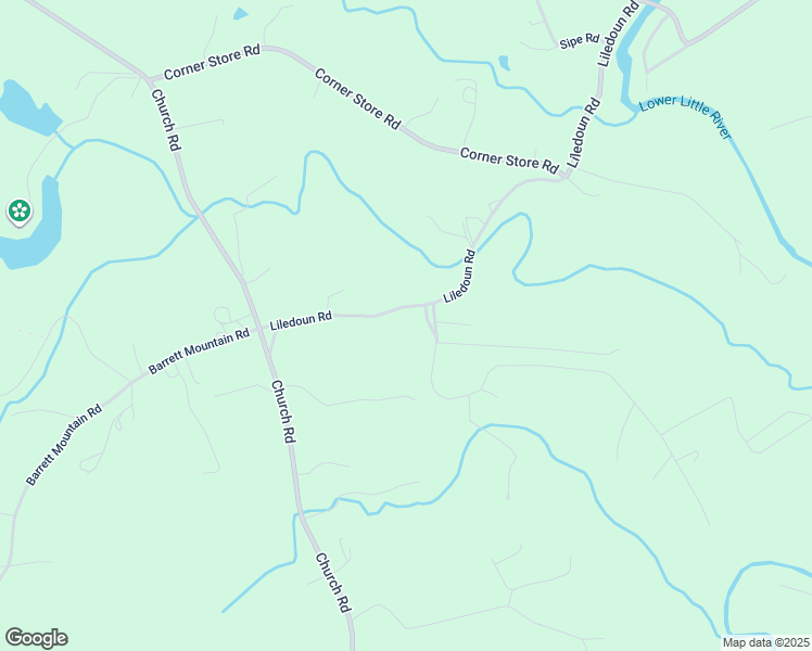 map of restaurants, bars, coffee shops, grocery stores, and more near 3599 Liledoun Road in Township of Taylorsville