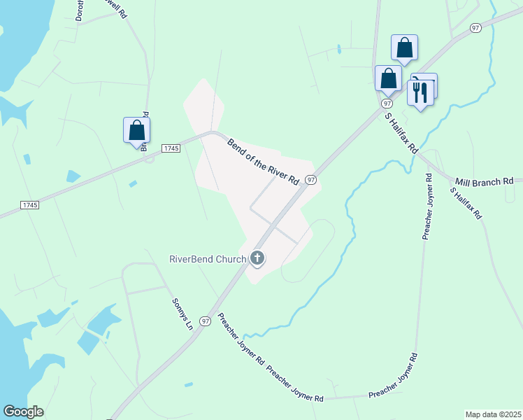 map of restaurants, bars, coffee shops, grocery stores, and more near in Nash County