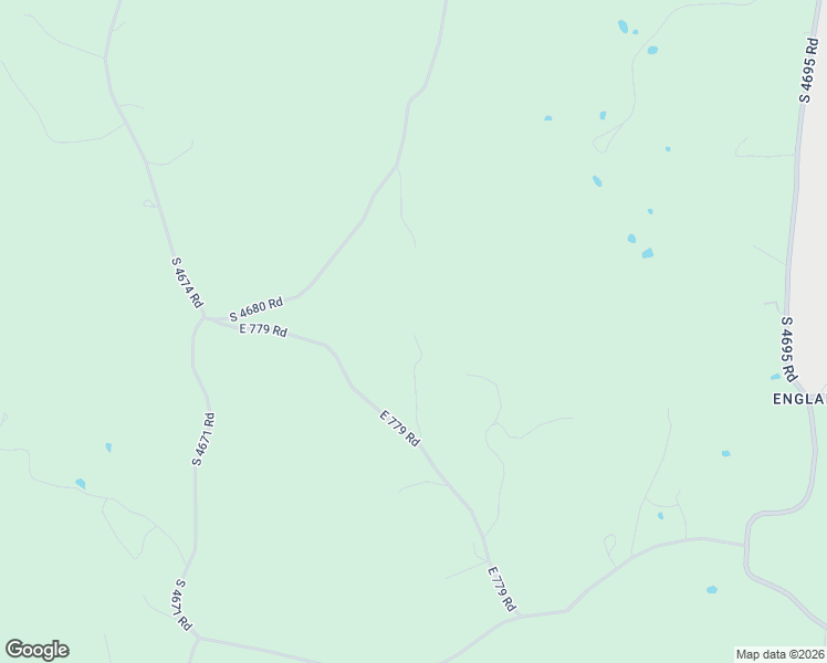 map of restaurants, bars, coffee shops, grocery stores, and more near 77900 South 4680 Road in Stilwell