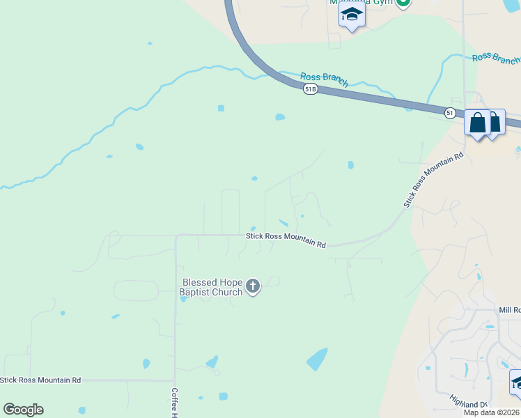 map of restaurants, bars, coffee shops, grocery stores, and more near 19925 South 503 Road in Tahlequah