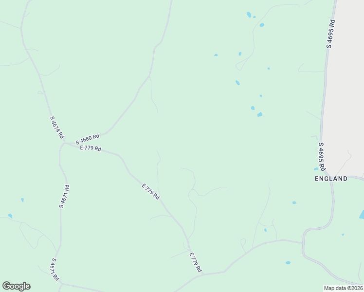 map of restaurants, bars, coffee shops, grocery stores, and more near 78035 South 4682 Road in Stilwell