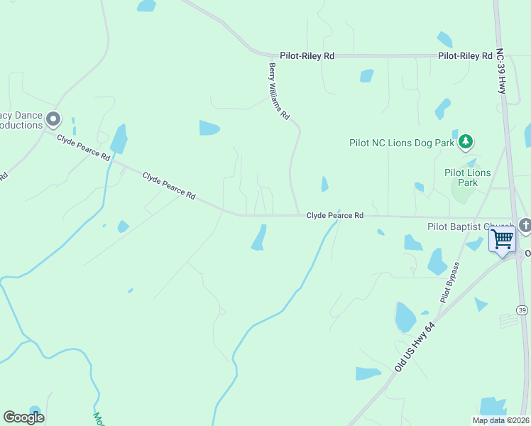map of restaurants, bars, coffee shops, grocery stores, and more near 385 Clyde Pearce Road in Zebulon