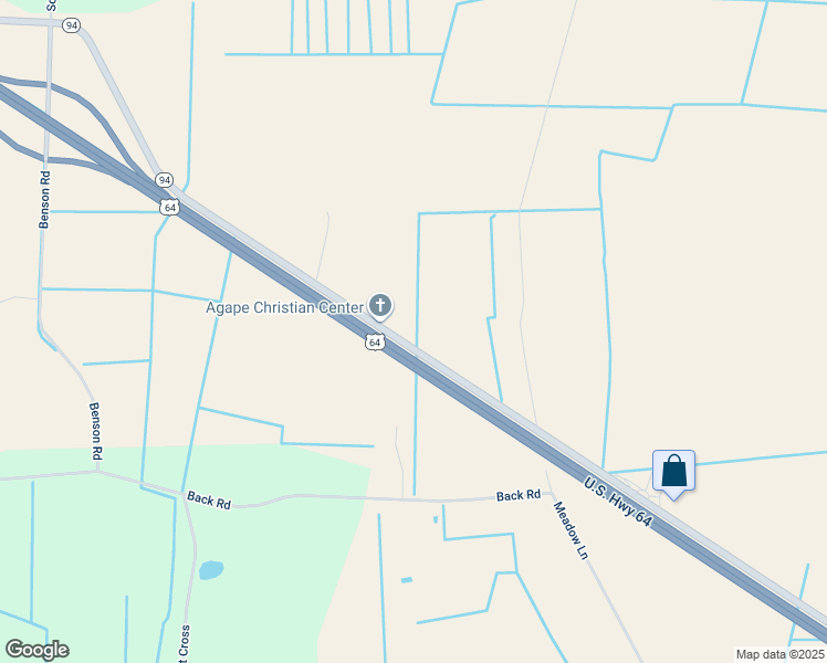 map of restaurants, bars, coffee shops, grocery stores, and more near 10582 North Carolina 94 in Creswell