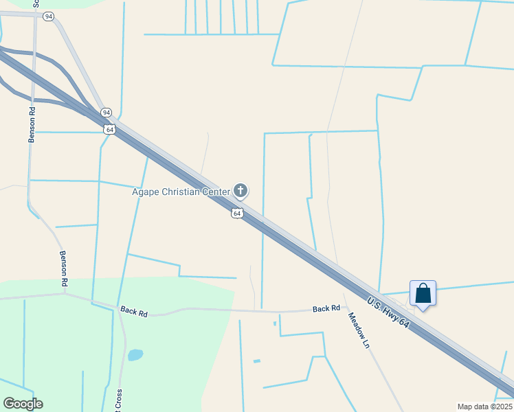 map of restaurants, bars, coffee shops, grocery stores, and more near 10582 North Carolina 94 in Creswell