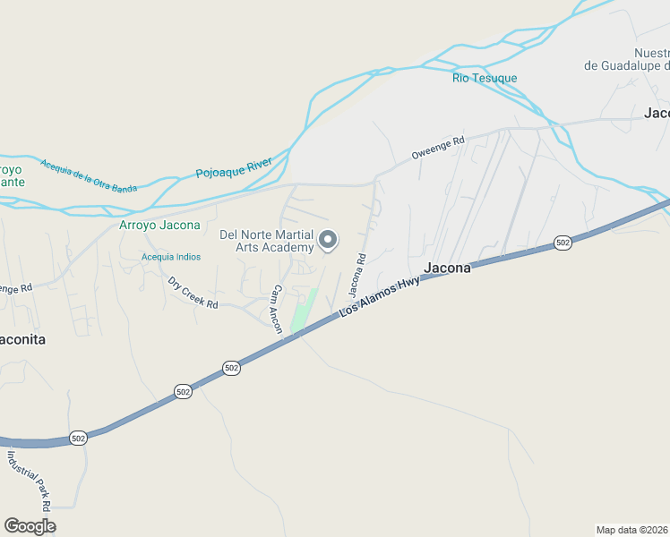 map of restaurants, bars, coffee shops, grocery stores, and more near 11 La Placita Drive in Santa Fe