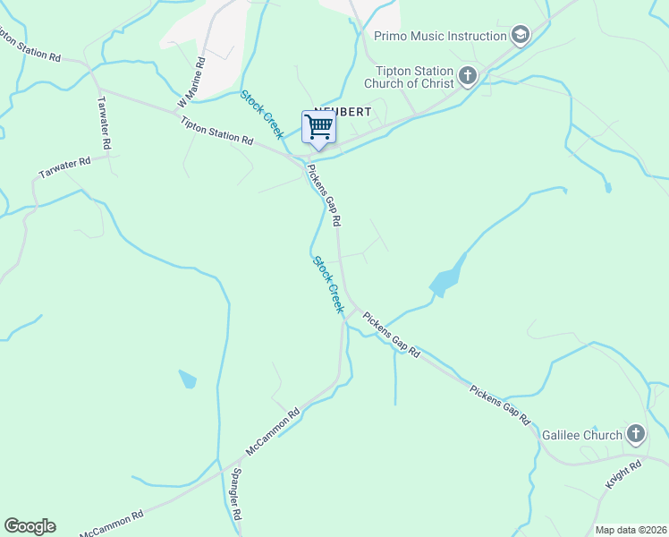 map of restaurants, bars, coffee shops, grocery stores, and more near 8215 Pickens Gap Road in Knoxville
