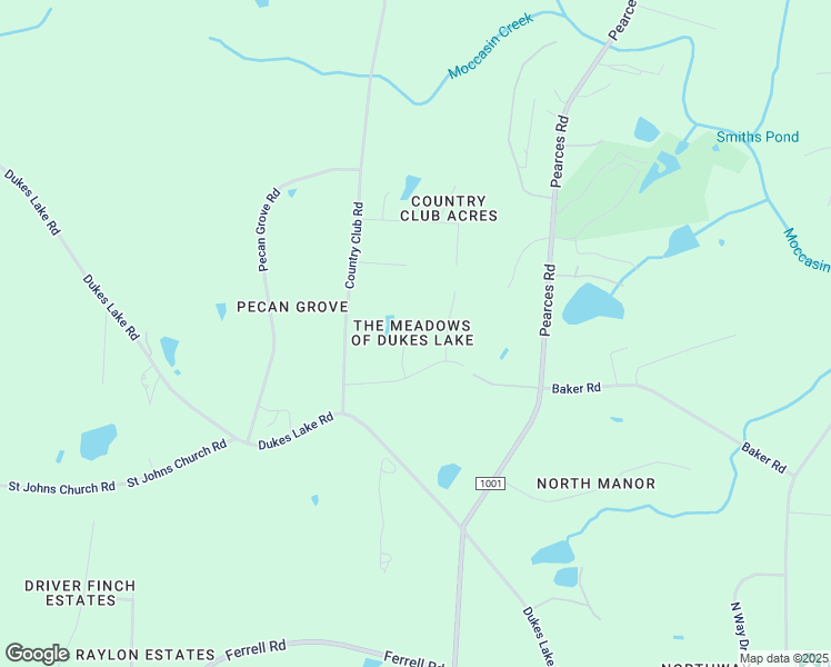 map of restaurants, bars, coffee shops, grocery stores, and more near 3412 Red Buckeye Court in Zebulon