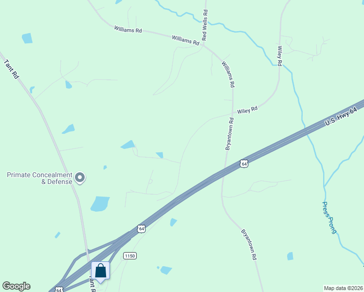 map of restaurants, bars, coffee shops, grocery stores, and more near 2382 Wiley Road in Spring Hope