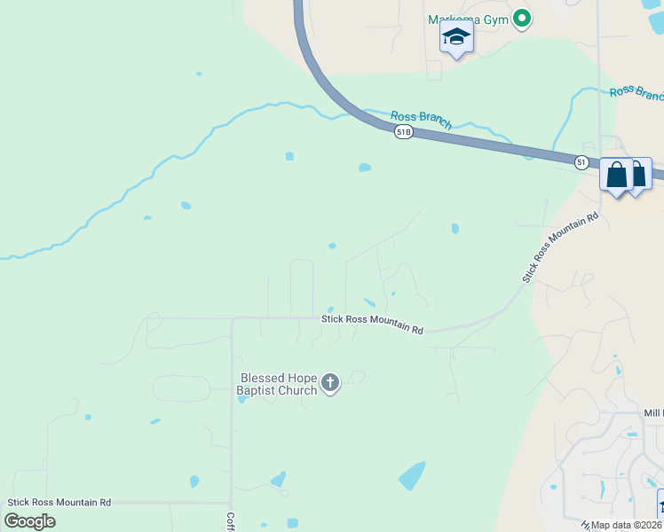 map of restaurants, bars, coffee shops, grocery stores, and more near 19851 South 503 Road in Tahlequah