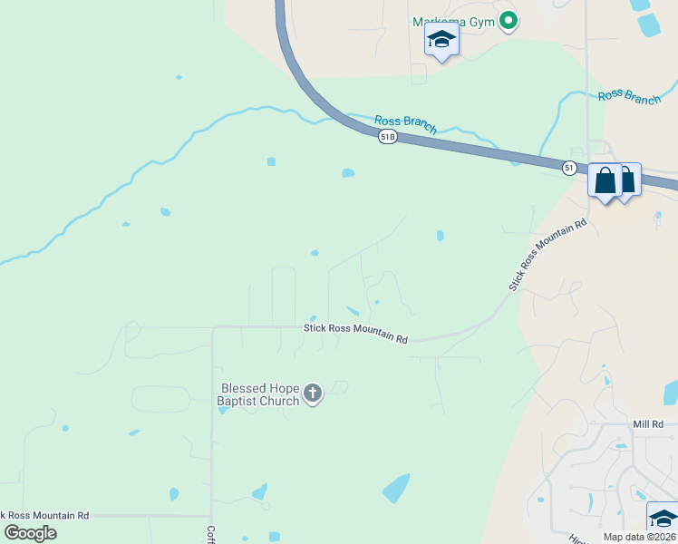 map of restaurants, bars, coffee shops, grocery stores, and more near 19816 South 503 Road in Tahlequah