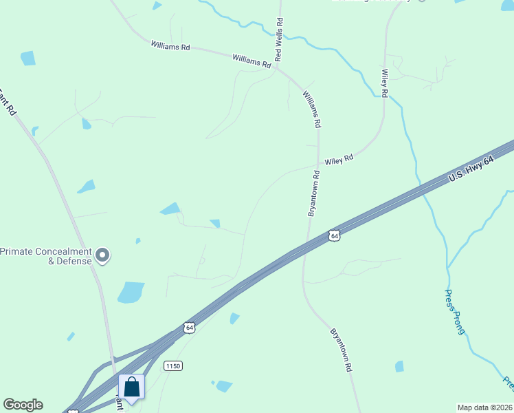 map of restaurants, bars, coffee shops, grocery stores, and more near 2382 Wiley Road in Spring Hope