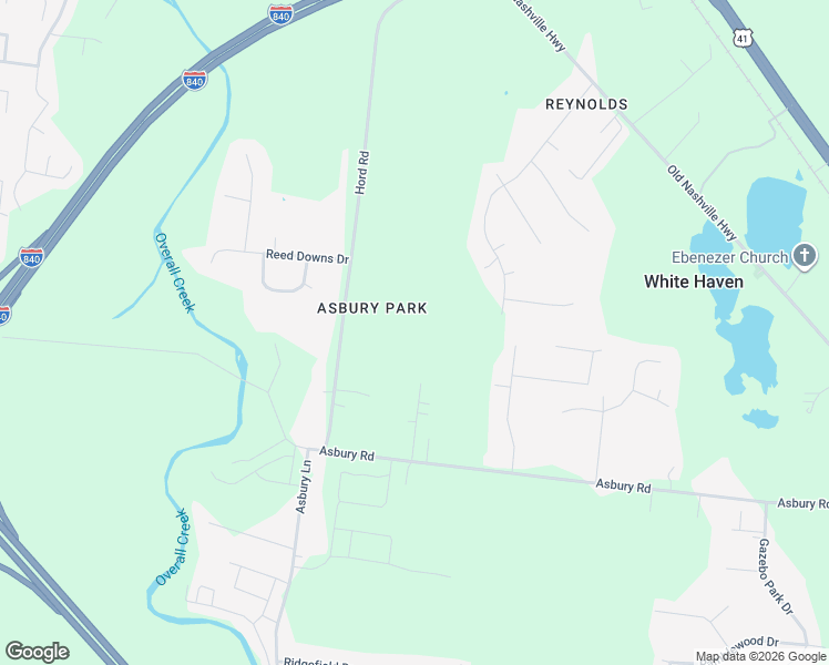 map of restaurants, bars, coffee shops, grocery stores, and more near 4087 Hord Road in Murfreesboro