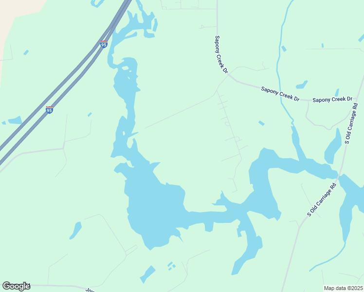 map of restaurants, bars, coffee shops, grocery stores, and more near Sapony Creek Drive in Nash County