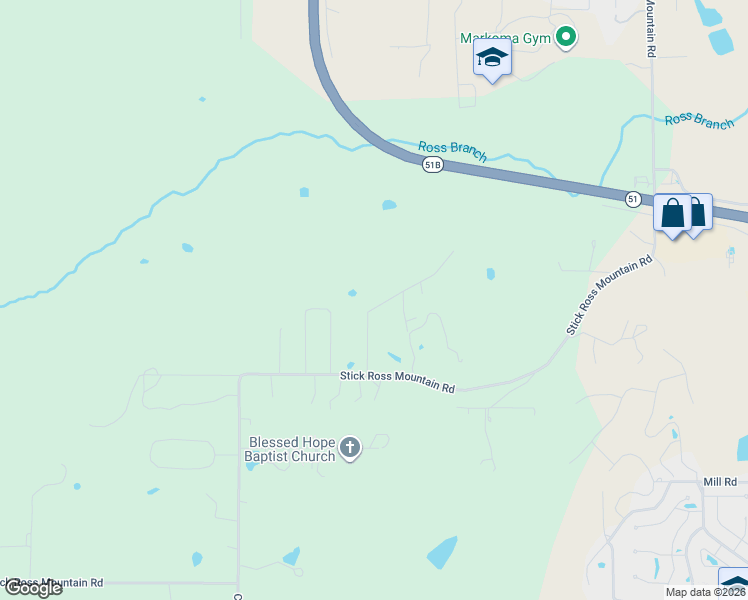 map of restaurants, bars, coffee shops, grocery stores, and more near 19851 South 503 Road in Tahlequah