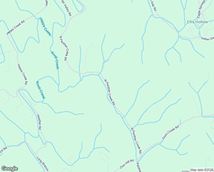 map of restaurants, bars, coffee shops, grocery stores, and more near 749 North Panther Creek Road in Sevierville