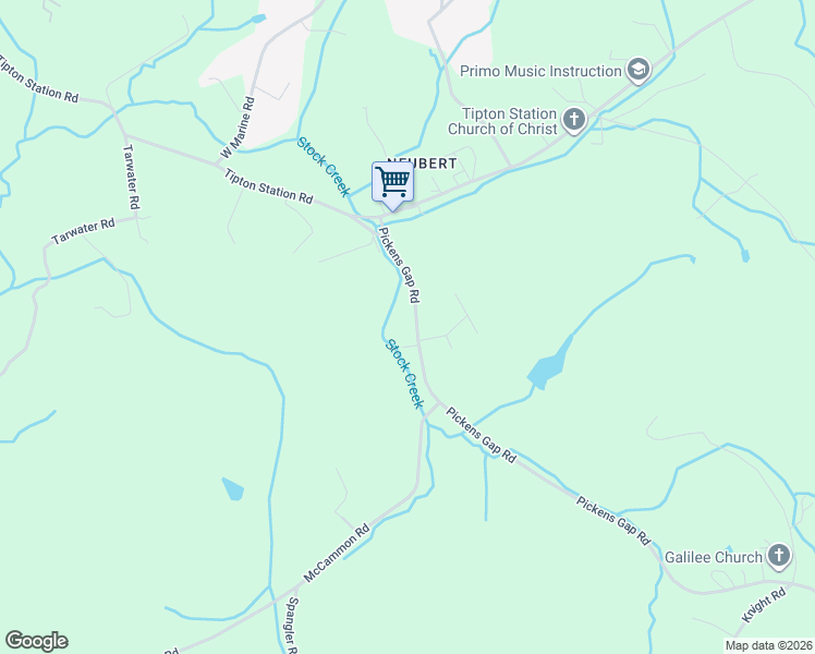 map of restaurants, bars, coffee shops, grocery stores, and more near 8215 Pickens Gap Road in Knoxville