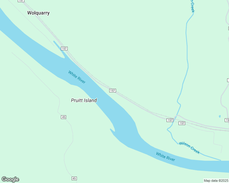 map of restaurants, bars, coffee shops, grocery stores, and more near County Road 157 in Mountain View