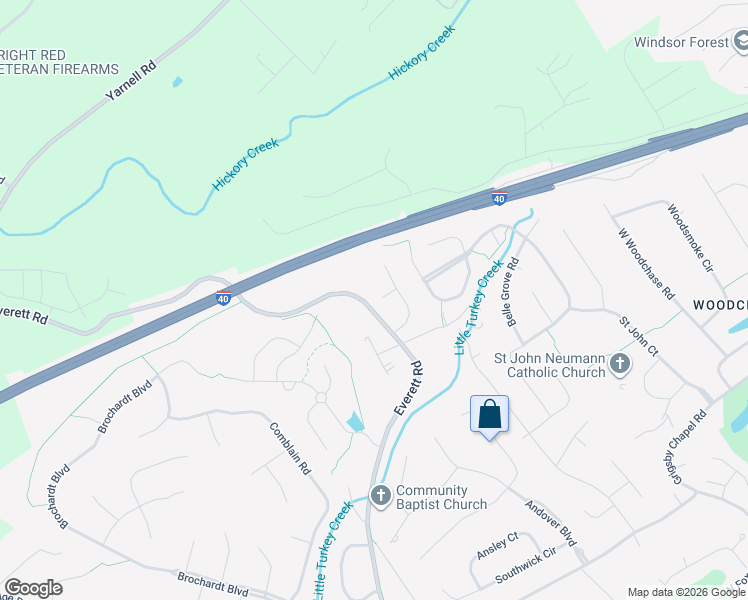 map of restaurants, bars, coffee shops, grocery stores, and more near 720 Everett Road in Knoxville
