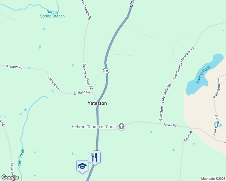 map of restaurants, bars, coffee shops, grocery stores, and more near 13723 Old Kentucky Road in Walling