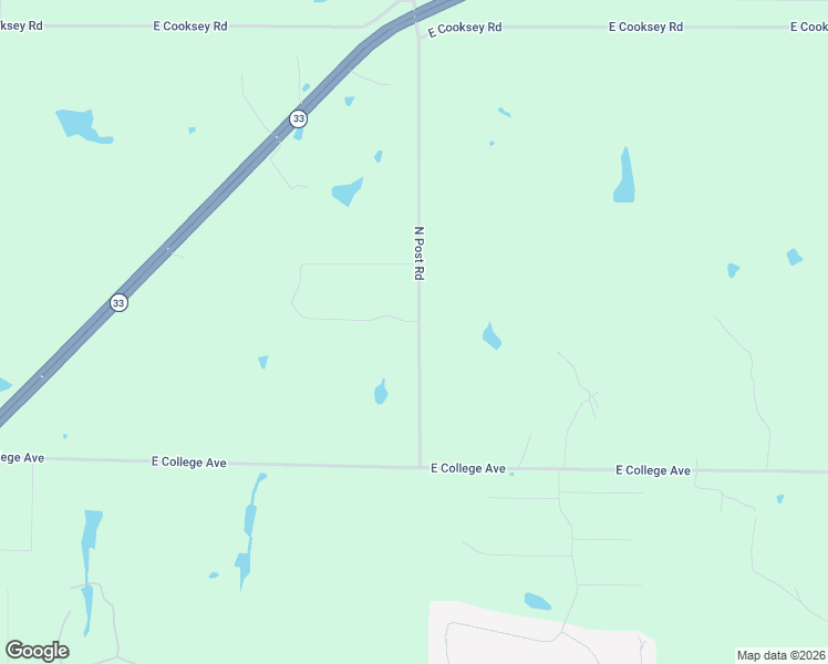 map of restaurants, bars, coffee shops, grocery stores, and more near 6000 East College Avenue in Guthrie