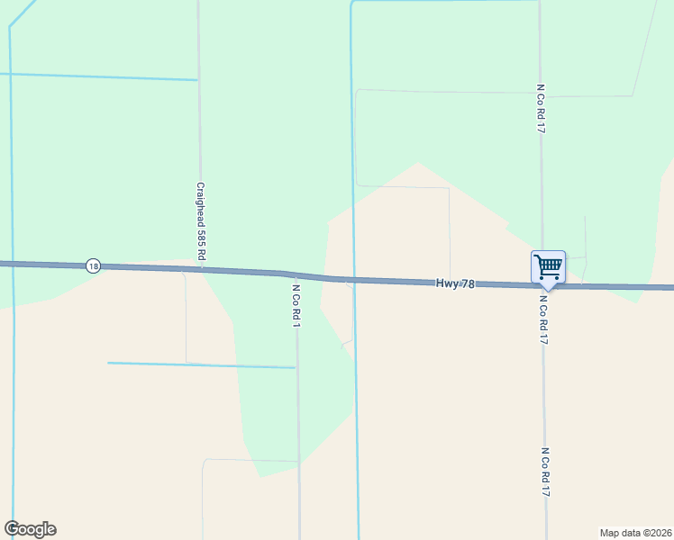 map of restaurants, bars, coffee shops, grocery stores, and more near 5660 Arkansas 18 in Leachville