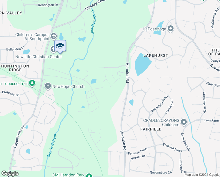 map of restaurants, bars, coffee shops, grocery stores, and more near 1003 Martry Road in Durham