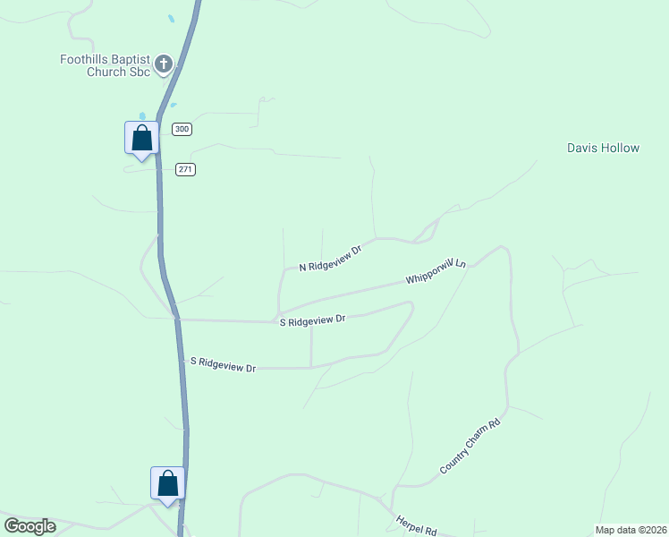 map of restaurants, bars, coffee shops, grocery stores, and more near 615 North Ridgeview Drive in Mountain View
