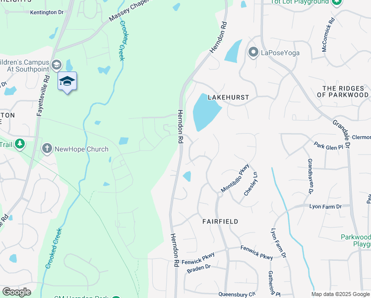 map of restaurants, bars, coffee shops, grocery stores, and more near 7506 Leapale Lane in Durham