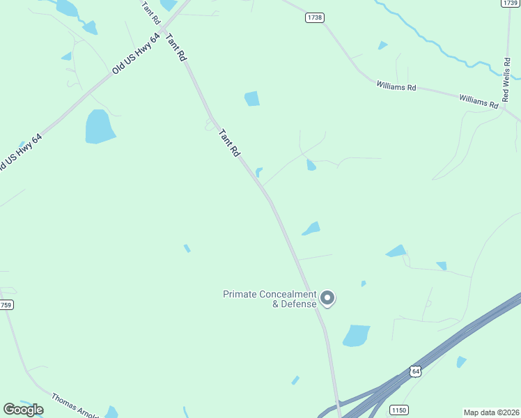 map of restaurants, bars, coffee shops, grocery stores, and more near 870 Tant Road in Zebulon