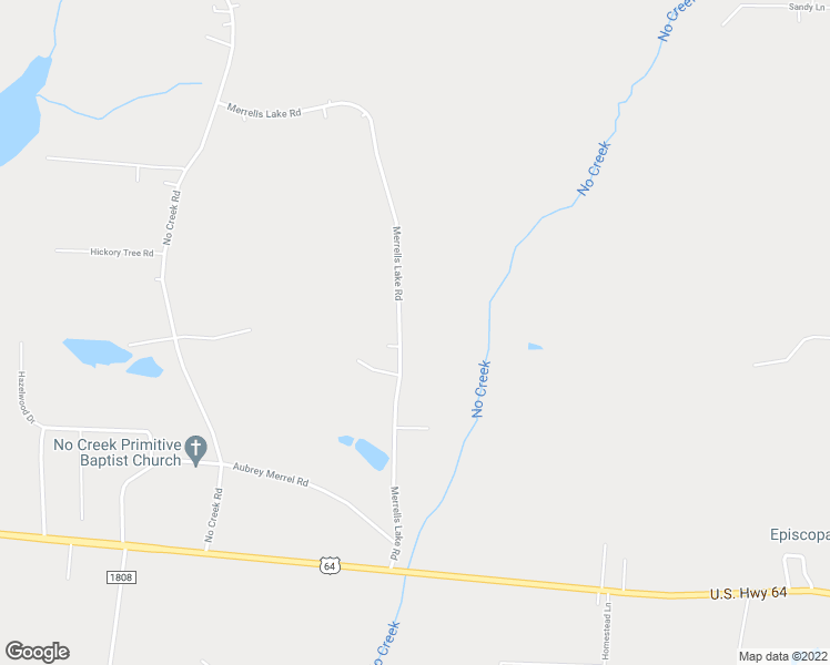 map of restaurants, bars, coffee shops, grocery stores, and more near 310 Merrells Lake Road in Mocksville