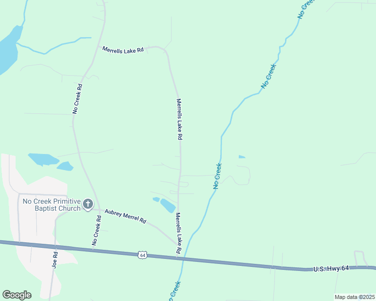 map of restaurants, bars, coffee shops, grocery stores, and more near 310 Merrells Lake Road in Mocksville