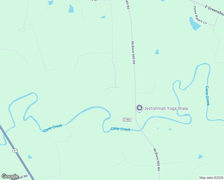 map of restaurants, bars, coffee shops, grocery stores, and more near 4638 Apple Ridge Lane in Graham