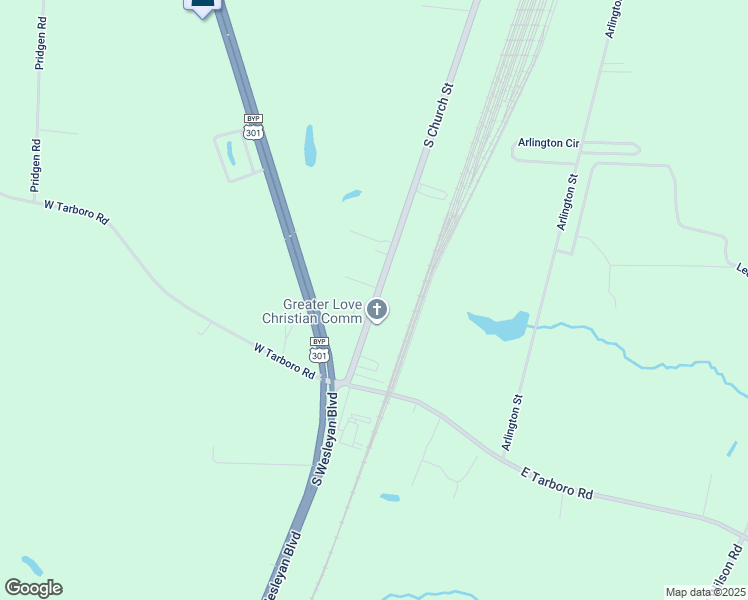 map of restaurants, bars, coffee shops, grocery stores, and more near 4306 U.S. 301 in Rocky Mount