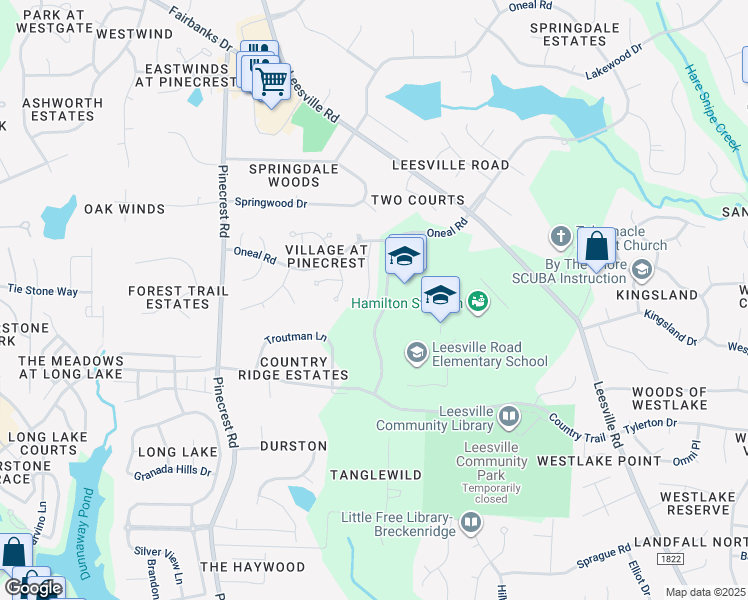 map of restaurants, bars, coffee shops, grocery stores, and more near 7908 Strawberry Meadows Street in Raleigh