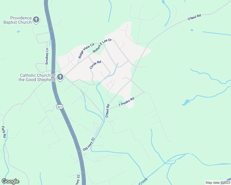 map of restaurants, bars, coffee shops, grocery stores, and more near 2039 O'Neil Road in Newport
