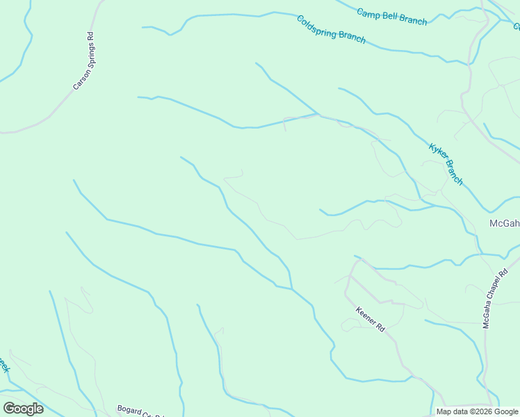 map of restaurants, bars, coffee shops, grocery stores, and more near 1125 Manna Way in Cosby