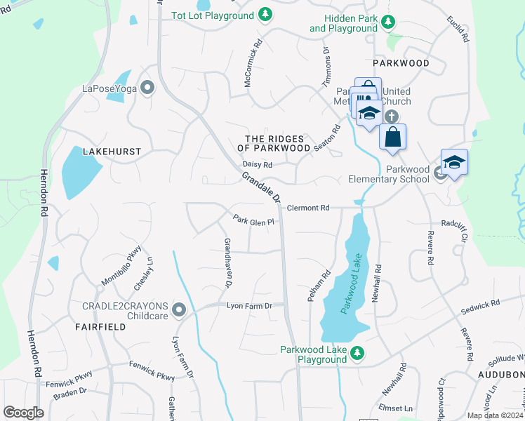 map of restaurants, bars, coffee shops, grocery stores, and more near in Durham