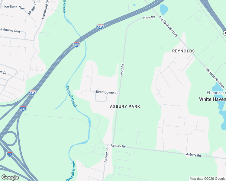map of restaurants, bars, coffee shops, grocery stores, and more near 4108 Reed Downs Drive in Murfreesboro