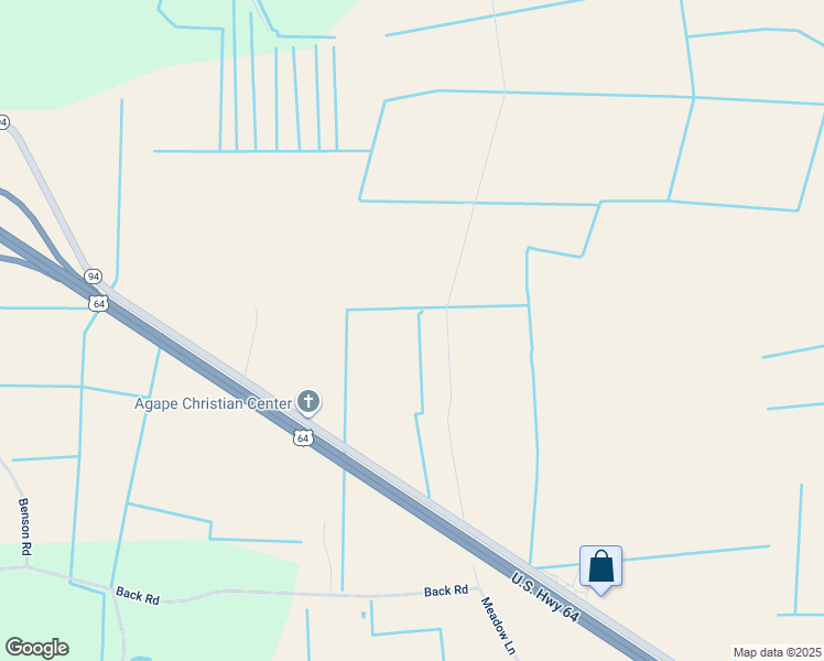 map of restaurants, bars, coffee shops, grocery stores, and more near 10264 North Carolina 94 in Creswell